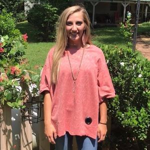 Dusty Coral Casual Tunic
